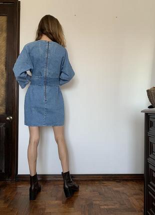 Плотное джинсовое платье asos denim в стиле cos10 фото