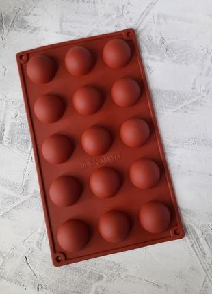 Силіконова форма півсфера