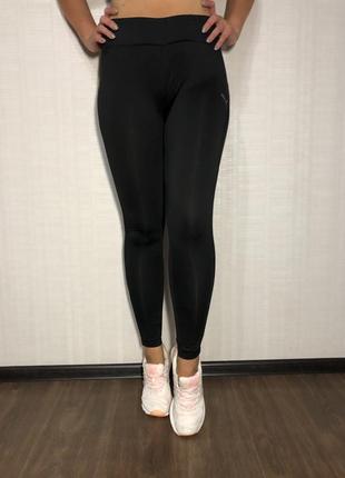 Женские лосины леггинсы тайтсы puma essential running tights gym3 фото