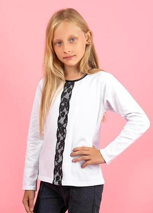Школьная блузка для девочки1 фото