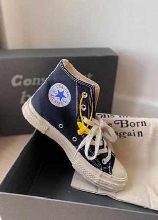 Стильні кеди converse чорно білі6 фото