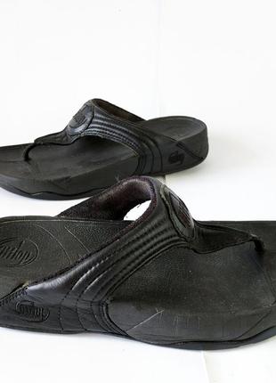 Вьетнамки fitflop. оригинал. натуральная кожа. ортопедическая подошва с амортизацией