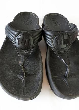 Вьетнамки fitflop. оригинал. натуральная кожа. ортопедическая подошва с амортизацией4 фото