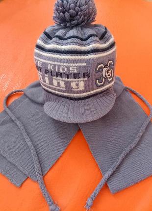 Шапка+шарф agbo