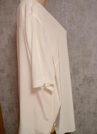 Блузка шелковая 54-56  размер блуза вискоза, как шелк9 фото