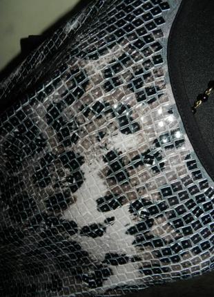 Трикотажная блузка-майка с "пайетками" под леопард,большого размера,батал,msmode4 фото