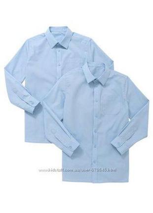 George рубашка школьная офисная голубая 176 180 рост