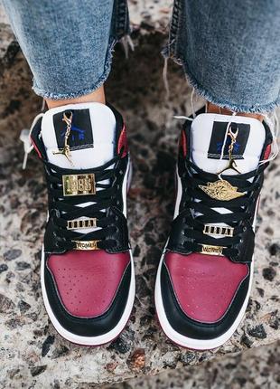 Шикарные новые кроссовки air jordan1 фото