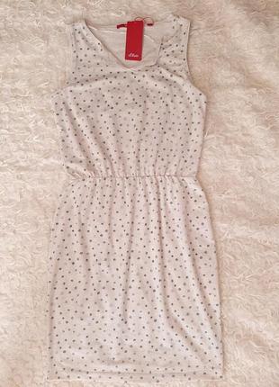 Легкое красивое летнее платье сарафан s.oliver, р. 346 фото