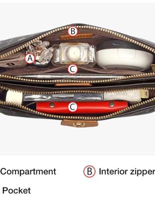 Модная женская сумка. сумка 3 в 1  сумочка клатч кроссбоди коричневая5 фото