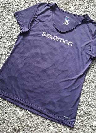 Оригинал.фирменная,спортивная,треккинговая футболка salomon advancedskin activedry