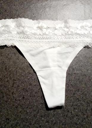 Стрінги безшовні m&s білі розмір m, l