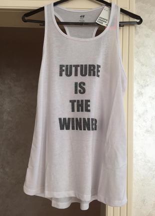 Майка боксерка спортивна спортивная future is the winner маечка3 фото