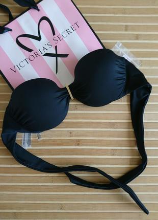 Верх купальника коллекция 2021 бандо ventanas bandeau пушап 34b  оригинал victorias secret