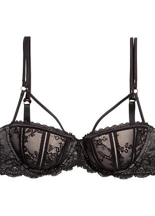 75b-h&m-бюстгальтер балконет з портупеєю!