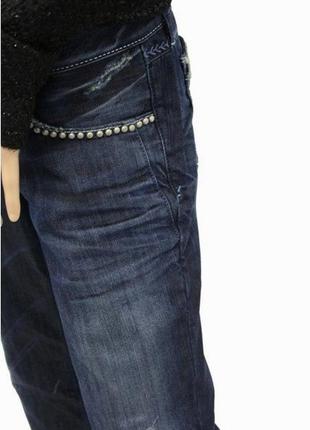 Новые джинсы клеш slim flare синие рваные w29 l34 'guess' 'foxy'3 фото