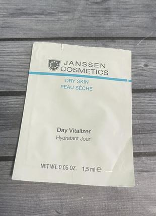 Дневной крем janssen cosmetics dry skin day vitalizer hydratant jour для сухой кожи1 фото