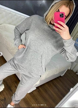 Женский худи костюм. спортивный костюм.