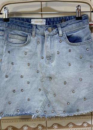 Джинсова спідниця sassofono