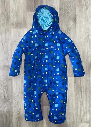 Яскравий, демісезонний комбінезон trespass розмір 18-24 місяці