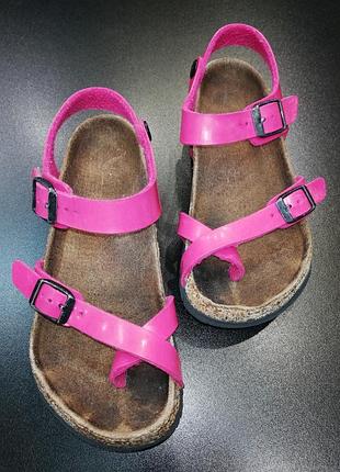 Сандалии birkenstock на пробковой платформе, р. 31 (20,0 - 20,5 см)