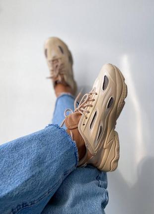 Кросівки жіночі adidas адідас ozweego celox w beige5 фото