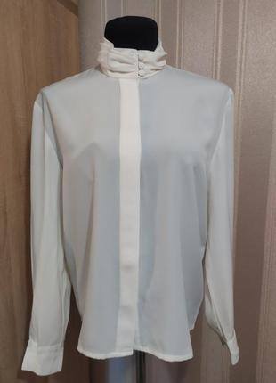 Блуза с  воротником стойка1 фото