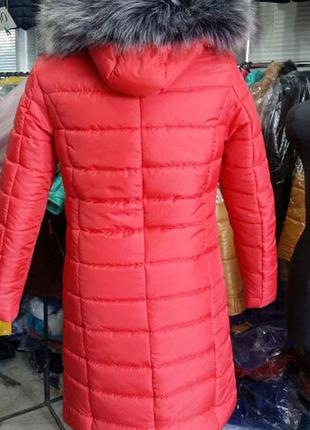 Модна зимова куртка парку софі2 фото