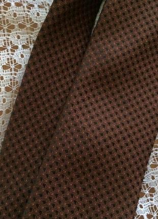 Новый коричневый узкий галстук next4 фото