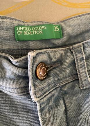 Benetton джинсы 25/26 размер