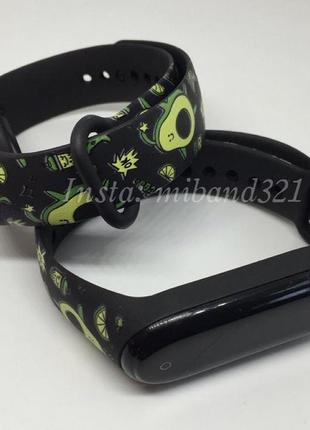 Ремешок mi band 3 mi band 4 mi band 5 mi band 6 авокадо 🥑 разные цвета6 фото