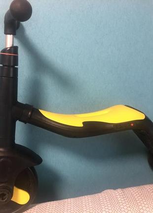 Музичний беговел 3в1 (велосипед, самокат, беговел)