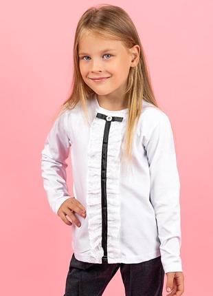 Блузка школьная длинный рукав разные модели3 фото
