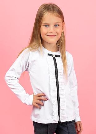 Блузка школьная длинный рукав разные модели2 фото