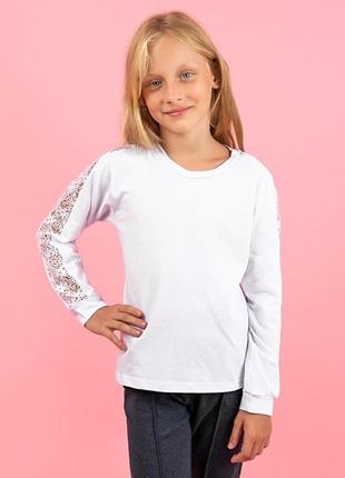 Блузка школьная длинный рукав3 фото