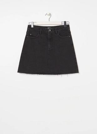 Джинсовая юбка мини