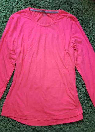 Кофта реглан  для бега спорта l active running tcm tchibo неоновая
