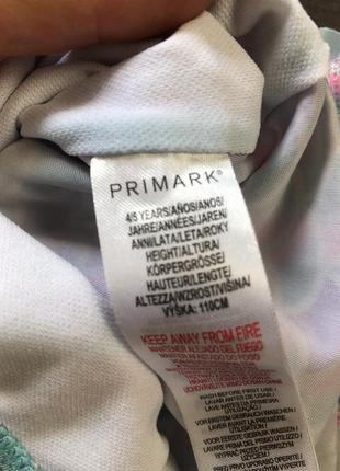 Сдельный купальник русалка на девочку 4/5 годика от primark5 фото