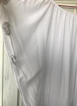 Невесомая, натуральная туника, блуза, накидка6 фото