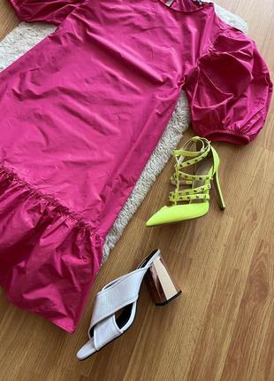 Сукня сарафан рожевий6 фото