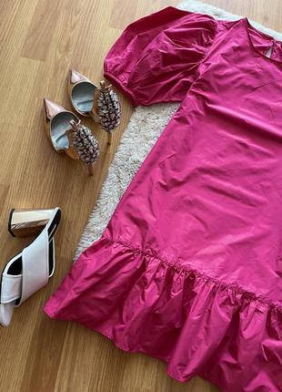 Сукня сарафан рожевий5 фото