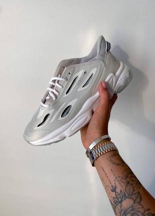 Жіночі кросівки adidas ozweego celox grey one/ftr white/dark blue