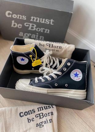 Мужские кеды converse x dior chuk 70 hi /black/egret