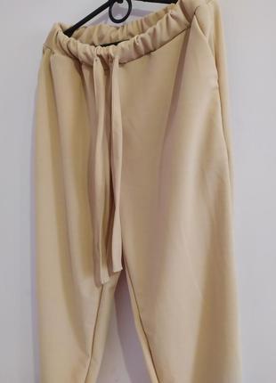 Женские летние брюки на резинке3 фото