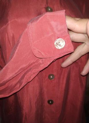 Шикарная шелковая блуза 100% cupro м3 фото