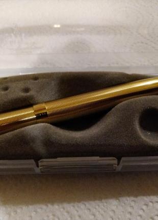 Fisher space pen bullet ballpoint pen ручка шариковая, корпус из латуни3 фото