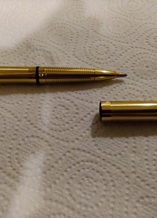 Fisher space pen bullet ballpoint pen ручка шариковая, корпус из латуни1 фото
