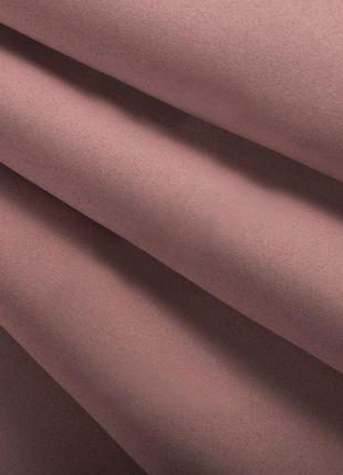 Порт'єрна тканина для штор блекаут рожевого кольору2 фото