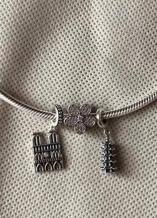 Серебряный шарм на браслет