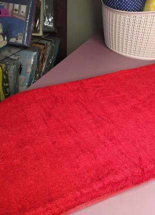 Бамбуковое бордовое банное полотенце для тела 70*140 см с полосками турция3 фото